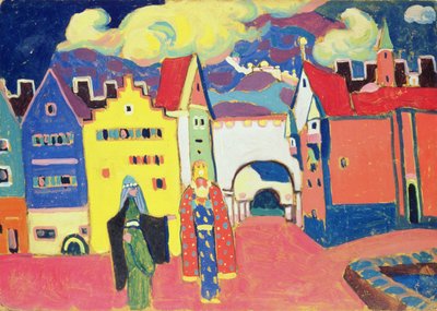 Orientalische Stadt, 1908 von Alexej von Jawlensky